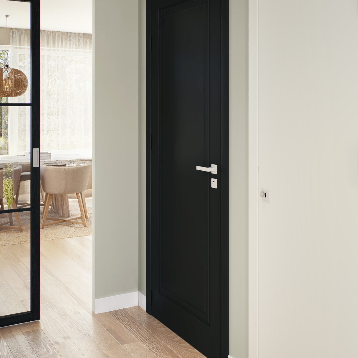 Binnendeur Skantrae Glide SGL 15300 Zwart